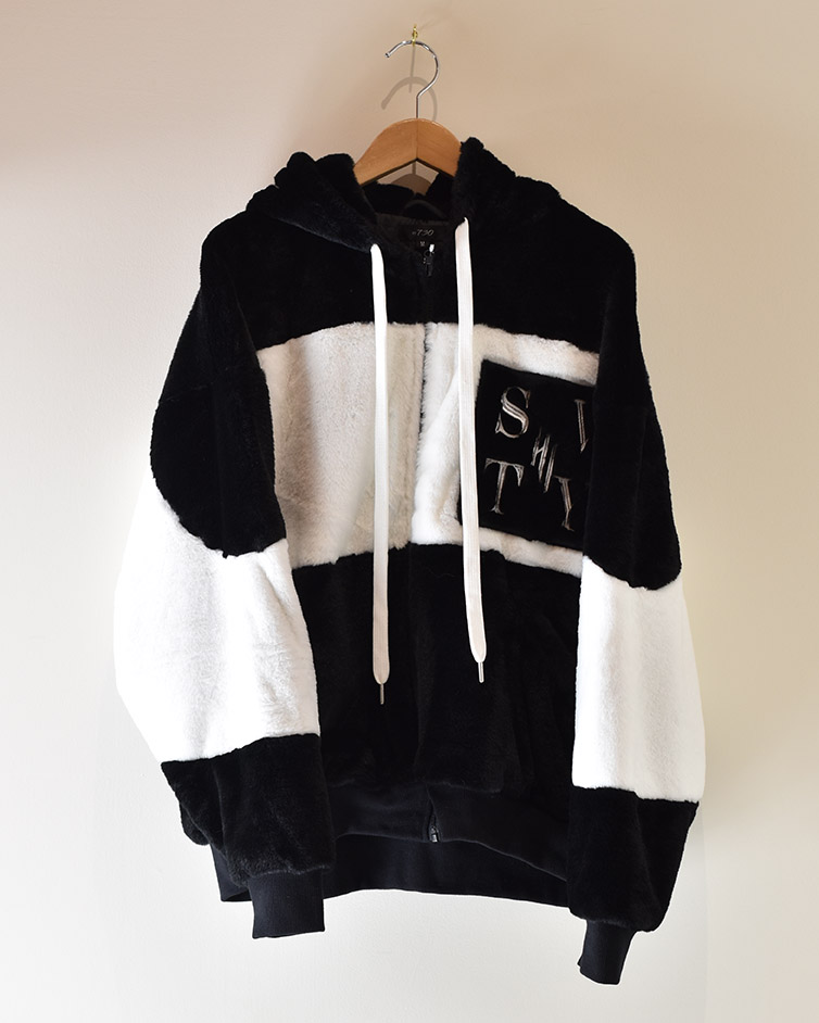 RE730】faux fur zip hoodie – リレーション公式ホームページ
